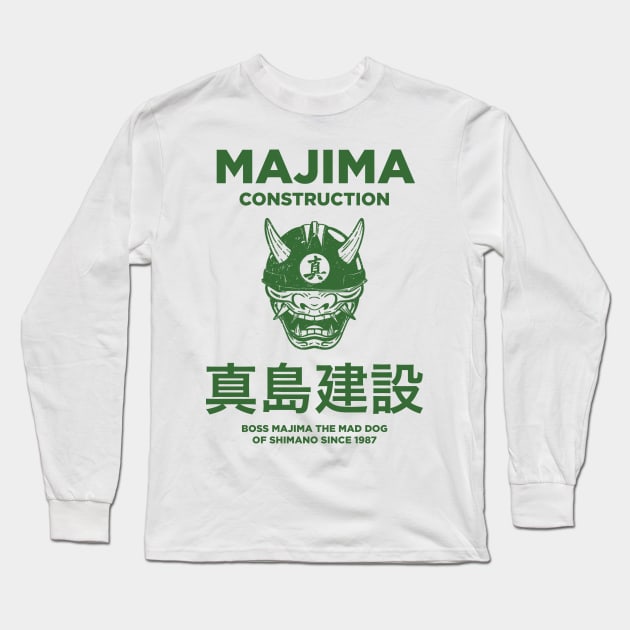 Majima Construction V3 Long Sleeve T-Shirt by Haunted House Tattoo